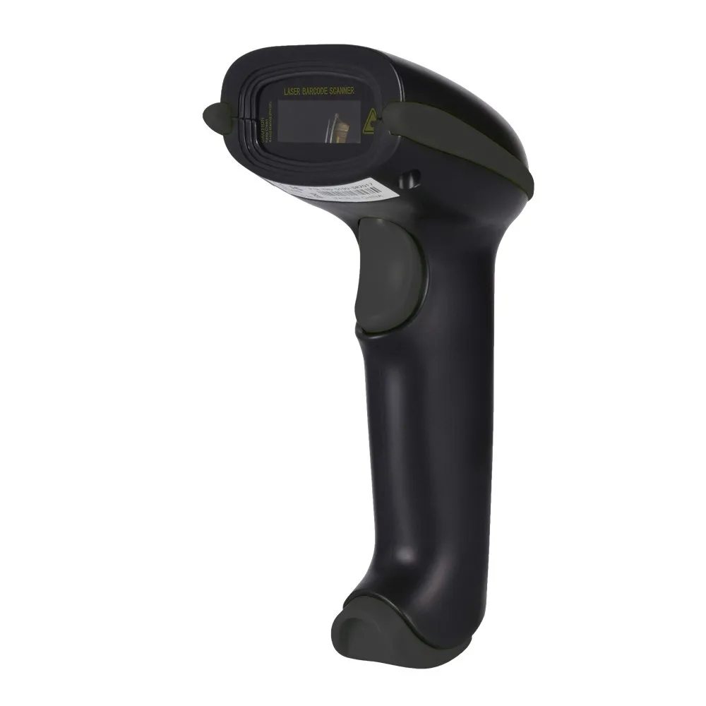 Scanner de Código de Barras de Digitalização Suporta tipo Reverso Automático com Receptor Usb para o Varejo Wireless Handheld Barcode Leitor 2.4g 1d