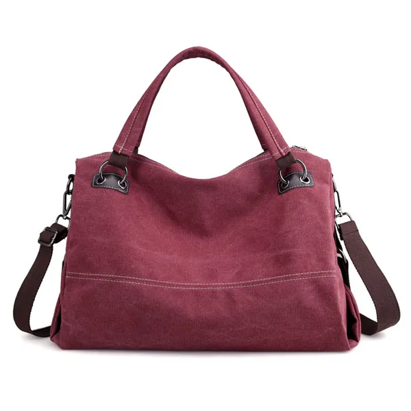 KVKY Холщовая Сумка-тоут для рук, Женская Роскошная сумка, сумки с верхней ручкой для женщин, дизайнерская сумка через плечо, большая сумка-мессенджер для отдыха - Цвет: Красный