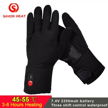 

SAVIOR 7.4V Winter Warm electric Battery heated Gloves Rechargeable for skiing fishing riding hunting keep hands warm men women