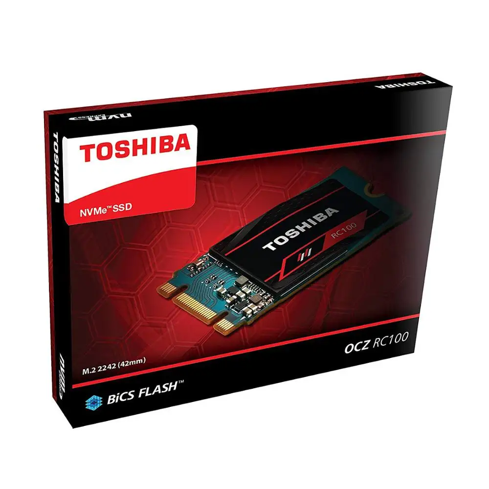 TOSHIBA 3D NAND RC100 SSD 120 ГБ 240 ГБ M.2 2242 NVMe PCIe Gen3x2 Внутренний твердотельный диск Жесткий диск для ноутбука