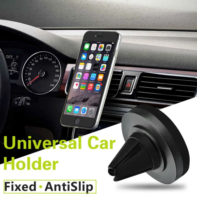 

TIQUS Car Phone Holder 360 Rotating Air Vent Mount Mobile GPS Holders & Stands For iPhone 7 Samsung Galaxy S7 Edge For Huawei