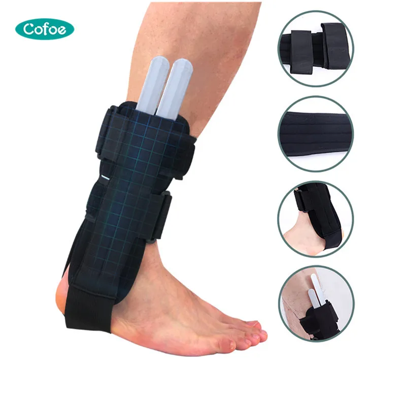 

Cofoe Adjustable Ankle Brace Support Ankle Fixed Fractures Stabilizer Ankle Guard Sprain Plantar Fasciitis Arthritis Protector