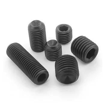 

100Pcs DIN916 M2 M2.5 M3 M4 M5 grade 12.9 hex socket Grub Screws cup point set grub screw