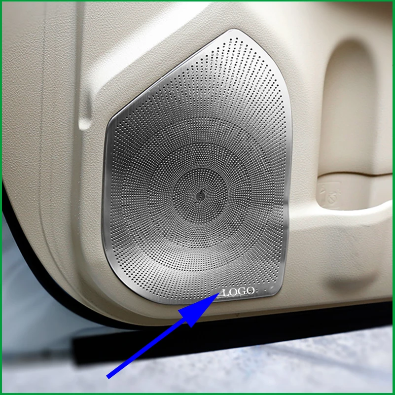 

For Toyota Camry V50 V55 Sedan 2012-2016 Interior Front Door Audio Sound Speaker Cover Sticker Ring Molding Trim Car Styling