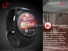 Bluetooth 4,0 smartwatch für apple iPhone 6/6 plus uhr mode-design 1,22 zoll smart uhr ich uhr für Samsung S6 HTC Huawei