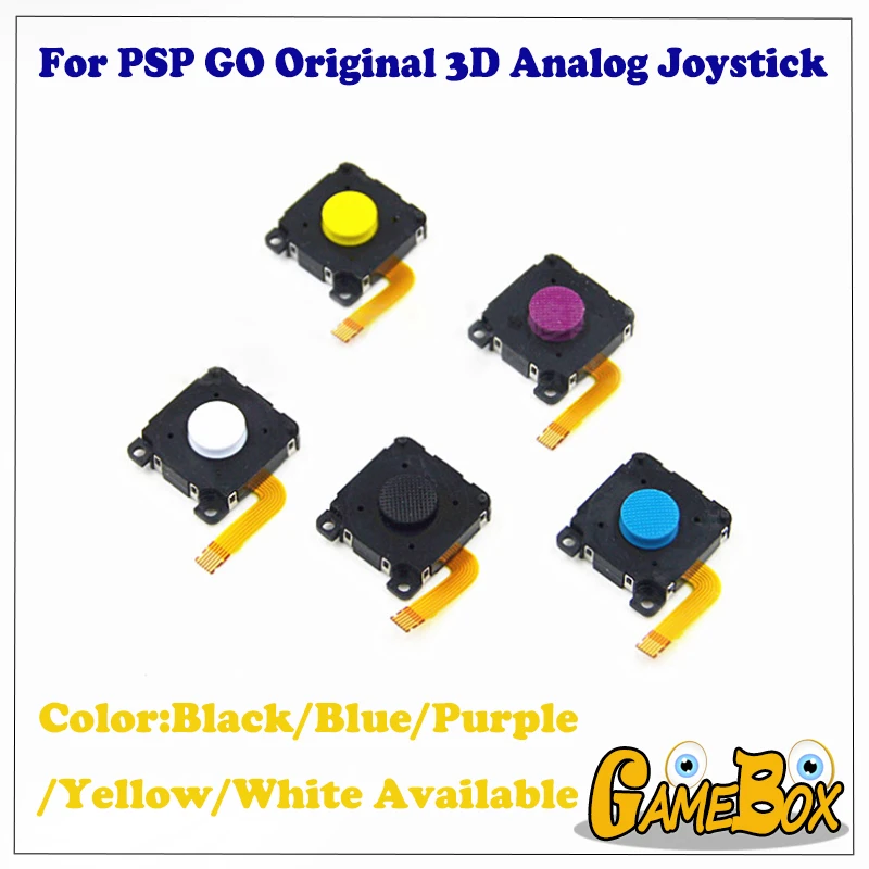

Original NEW 3D Analog Joystick For PSP GO Console Color Black/White/Blue/Yellow/Purple