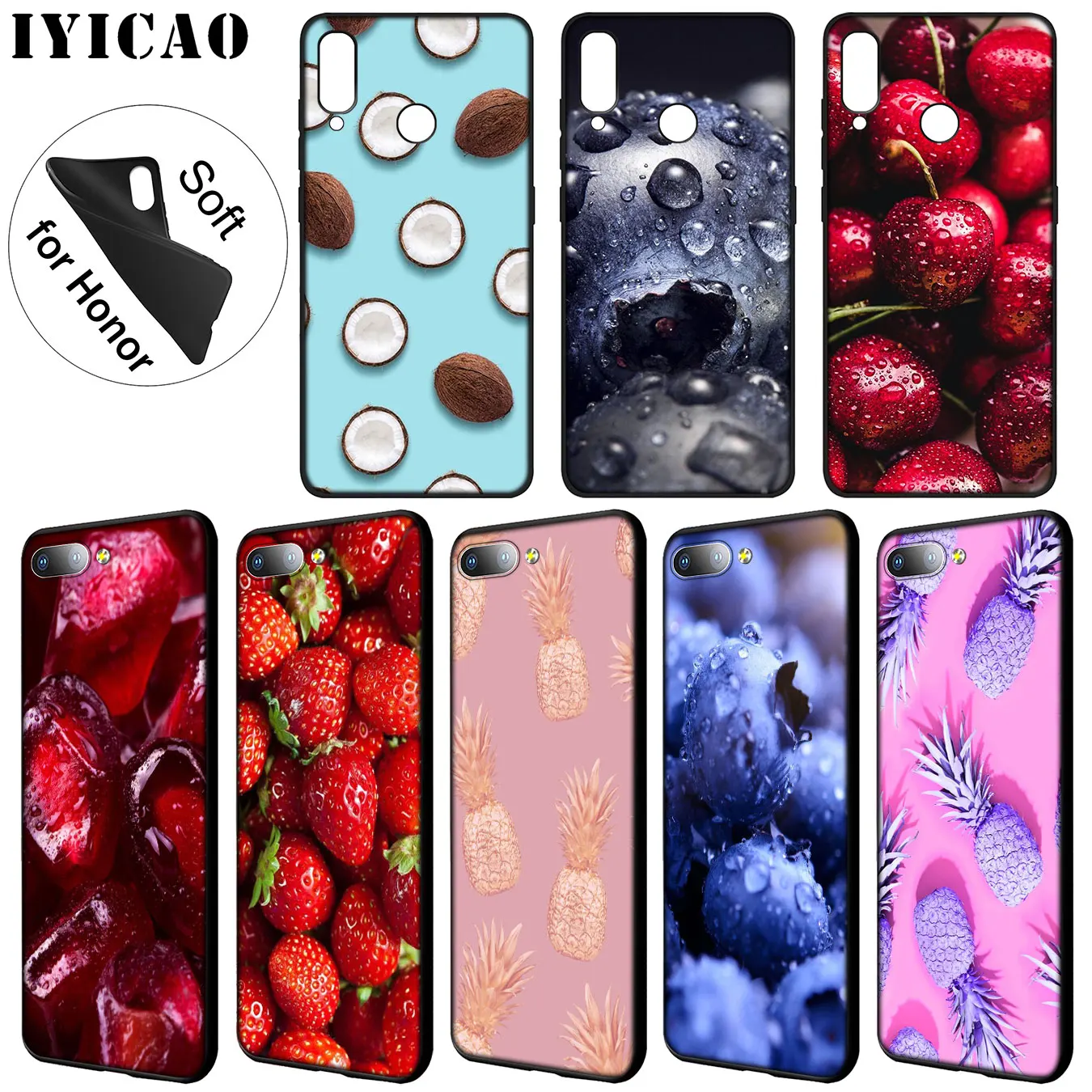 Мягкий чехол для Huawei Y9 Y7 Y6 Prime 2019 Honor 20 8C 8X 8 9 9X 10 Lite 7C 7X 7A Pro |