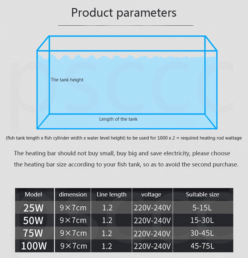 Small fish tank mini heater low water level turtle tank LED digital display heater automatic temperature explosion-proof heating large aquarium ornaments