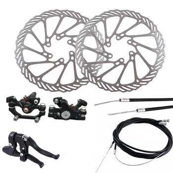 

Mountain Bike Bicycle Mechanical Disc Brake Front & Rear Set with 160mm Rotors