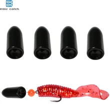 EASY CATCH – leurre coulant en tungstène noir, 4 pièces par lot, appât artificiel idéal pour la pêche au lancer, 100%