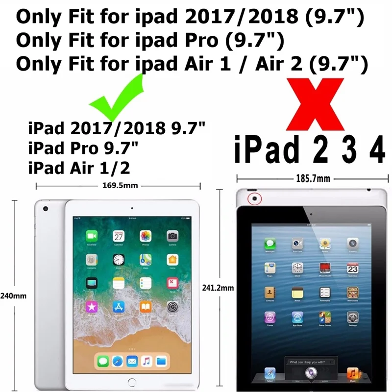 Чехол для iPad Air 1 Air 2 5th 6 iPad 9,7 Чехол для iPad Pro умный pu кожаный леопардовый Стенд чехол для планшета kimTHmall