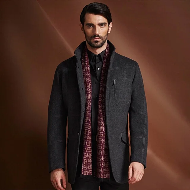 short wool jacket mens