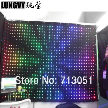 

P18 8M*4M Led Video Curtain DJ Equipment Led Curtain 30pcs/SQ Stage Light 90-240V LED DJ Booth