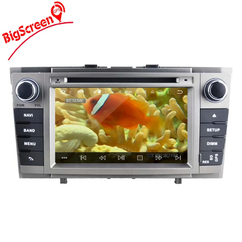 Excellent Android 6.0 7.1 Octa 8 Core Car GPS Navigation For Toyota Avensis T27 2009-2015  Head Unit Multimedia Touch Screen Monitor 4