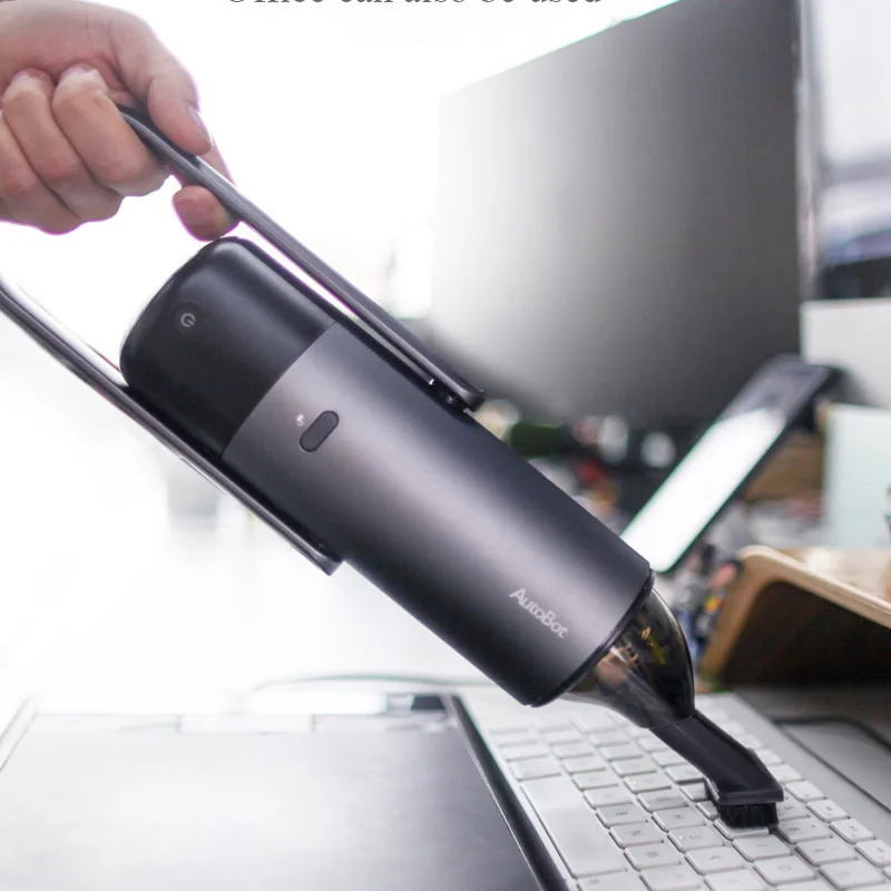 

Grey Wireless Vacuum Cleaner Robot Portable Handheld Dust Collector Rechargeable Mini Car Vacuum Cleaner Clean Tools