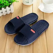 Дропшиппинг Для мужчин обувь без каблука Ванна шлепанцы летние сандалии для дома и улицы тапочки Повседневное пляжные Для мужчин Нескользящие вьетнамки