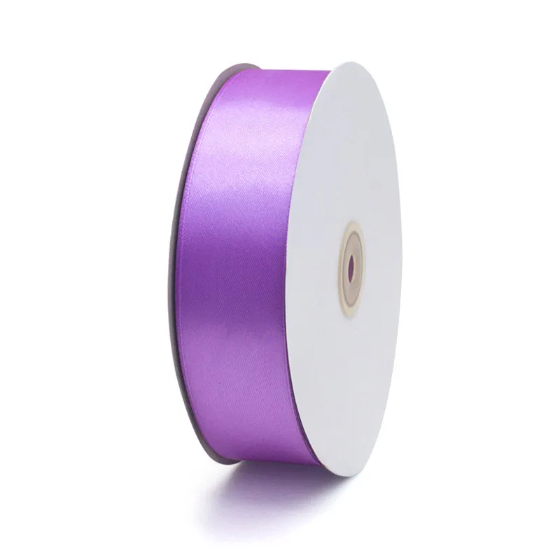

purple 5yard 30mm Wide Silk Satin Ribbon Polyester Ribbon For Wedding Party Christmas Decoration Handmade Webbing DIY Box Pack