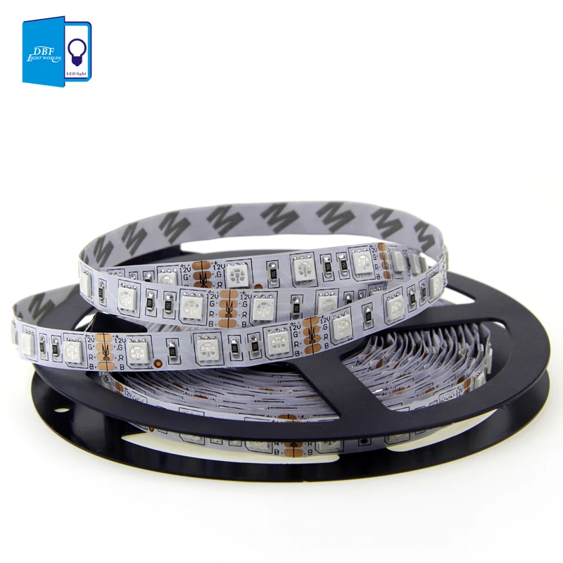 [DBF]LED Strip 5050 fiexible light 60Ledm,5m 300Led,DC 12V,White,Warm White,Red,Green,Blue,Yellow,Free shipping