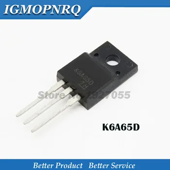 

10pcs TK6A65D K6A65D TO-220 MOSFET N-Ch FET 650V 4.0s IDSS 10 uA .95 Ohm
