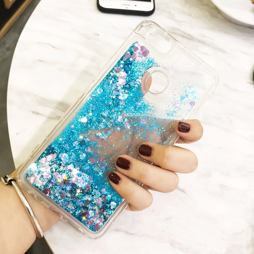 Для OPPO R15 Dream R17 Pro динамический Жидкий блеск зыбучий песок Кристалл задняя крышка