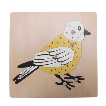 

Baby Toy Kids Cartoon Animal Bird Puzzles For Children Wood For Early Childhood Education Preschool Training Learning
