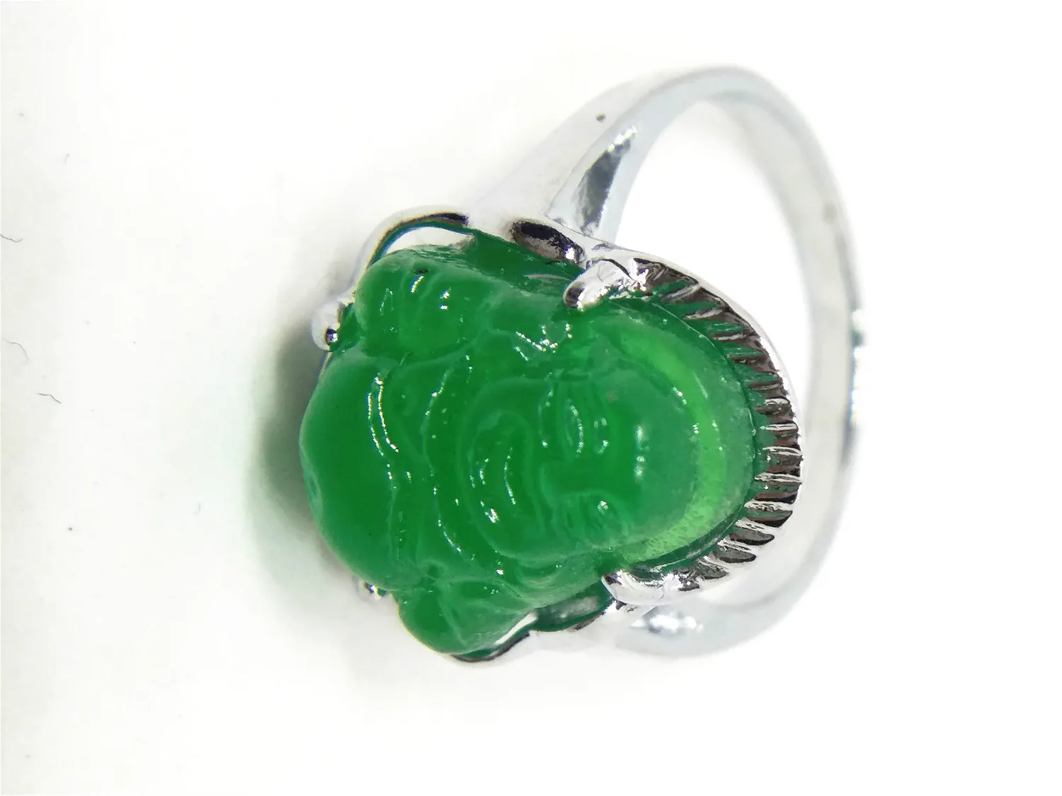 Koraba натуральные зеленые китайские ювелирные изделия драгоценный камень кольцо нефрит Размер 7 камни для женщин ювелирные изделия изумруд Свадьба обручение - Цвет камня: 5