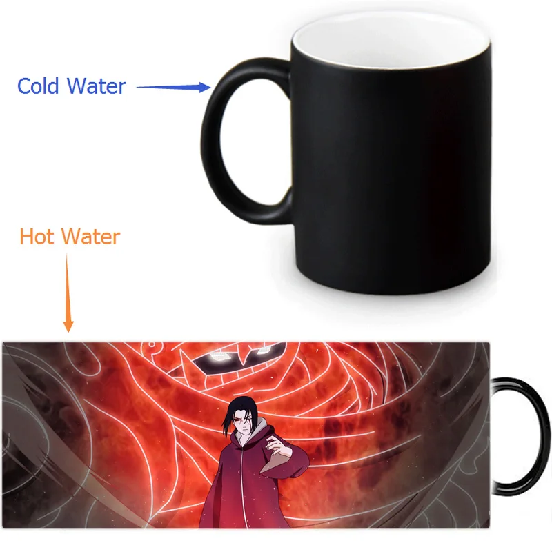 

Naruto_Sharinga Of Uchiha Itachi Custom Made Design Water Coffee Mug Novelty Mugs Morphing Ceramic Mug 12 OZ Office Home Mugs