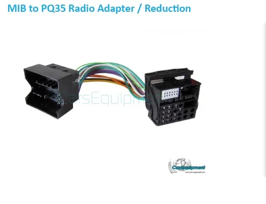 RCD510 RCD330 Plus Quadlock соединительный кабель адаптера MQB MIB к PQ35 радиоадаптер