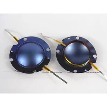 2 шт. 32 мм синяя титановая диафрагма для EV DH2010, DH3, 2010A-электро голос, 8 Ом алюминиевый плоский провод звуковая катушка диафрагма 8Ohm