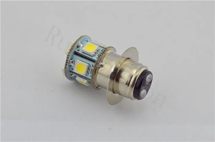 6V 12V No-polar H6M P15D 12SMD 5050 светодиодный мотоцикл 0,6 W 300LM Высокий/Низкий двухлучевой противотуманный светильник 1 шт