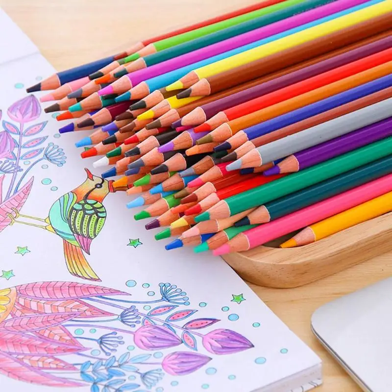 

12 Colors Wooden Colorful Pencils Pattern Coloring Drawing Pen for Kid Children Student Gift Art Painting Tool For Secret Garden