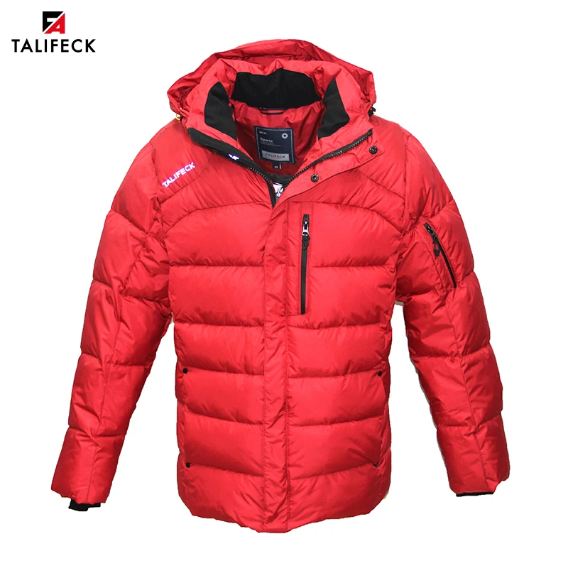 

TALIFECK 2018 Plus Size Men Winter Fashion Casual Warm Overcoat Men thick warm brand clothing high quality Polyester