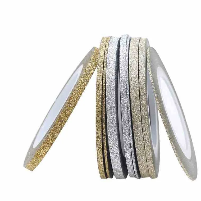

NEWEST export Japan nail art gold silver line decoration round sheet etc