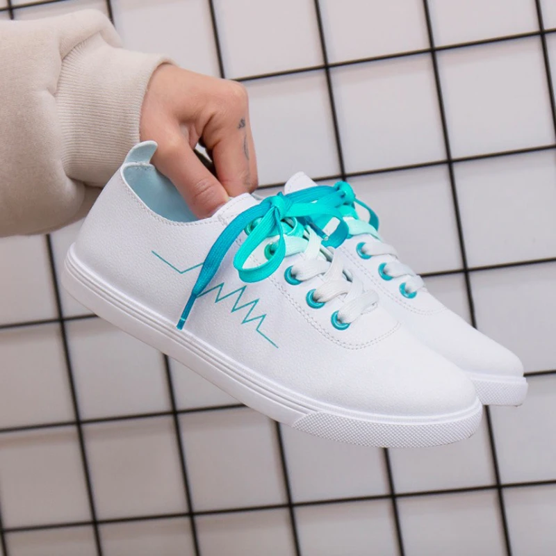 

CPI New Women Casual Shoes Summer 2018 Spring Women Flats Shoes Fashion Breathable Vulcanization Sneakers EE-37