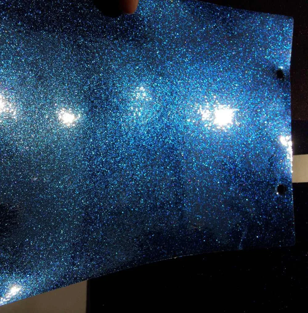 GREEN PURPLE BLUE METALLIC GLOSS sparkling vinyl glitter film 3m foile (4)