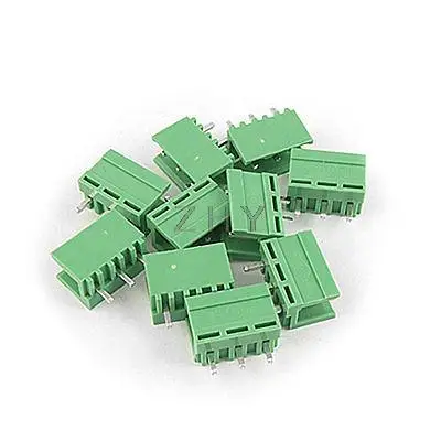 

10 Pcs 3 Pin Connector Pluggable Terminal Block AC 220V