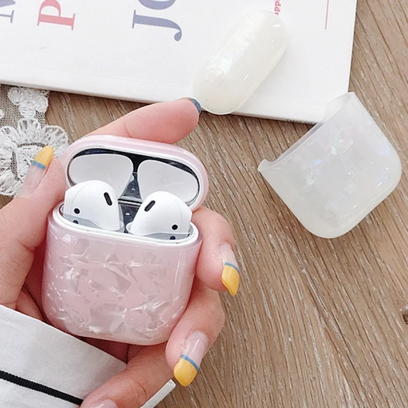 

3D Bluetooth Wireless Earphone Case For Airpods 2 1 Shell Pattern Hard PC Charging Box Protective Cover For Airpods Headset Bags