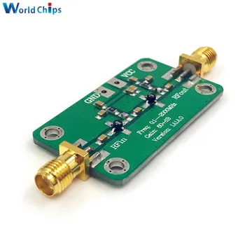 

LNA 0.1-2000 MHz Gain 60dB Amplifier Module Low Noise Amplifier Board RF Broadband Module DC 6-12V 35mA Board Wideband Module