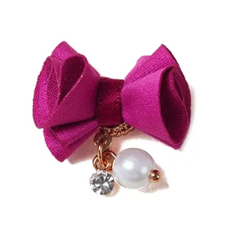 

10pcs/lot The latest Japanese Nail jewelry detachable Magnet base cotton cloth bow pendant charm magnet attraction