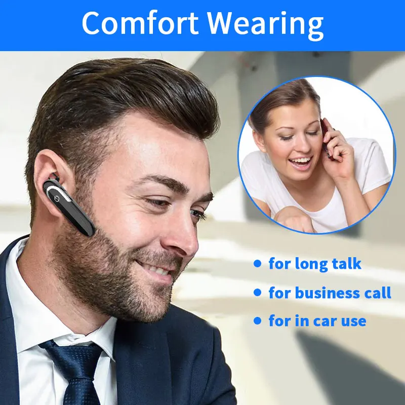 Bluetooth Headset For Redmi k20 pro mi 9 Samsung a50 Noise Cancelling Bluetooth 5 0 Earphone For iPhone X 7 8 Plus Headphones