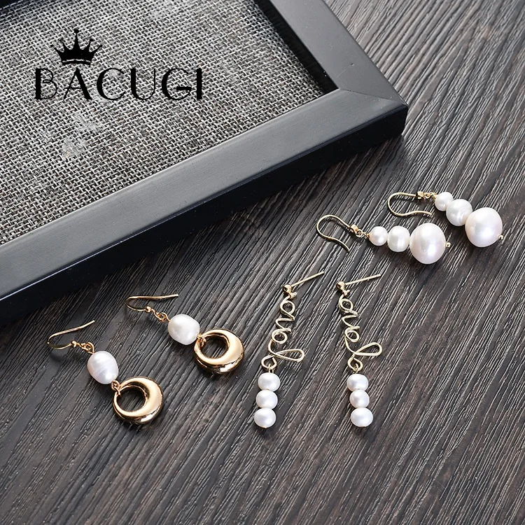 

2019 New Natural Fresh Water Pearl Really Flower Handmade Drop Earring For Women Dangle Earrings Luxury Jewelry