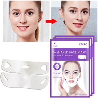 

V Lifting Face Mask Artifact Lifting Firming Shape Face Chin Check Slim Lift Peel-off Mask V Shaper Sticker Facial Slimming Good