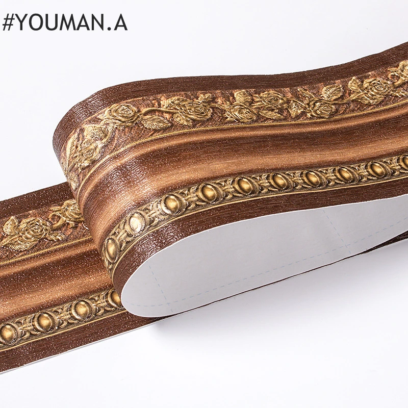 خلفيات YOUMAN خلفيات حدود PVC ملصقات جدار الفينيل للماء ديكور المنزل زخرف الاطفال غرفة الحمام الذاتي لاصق DIY