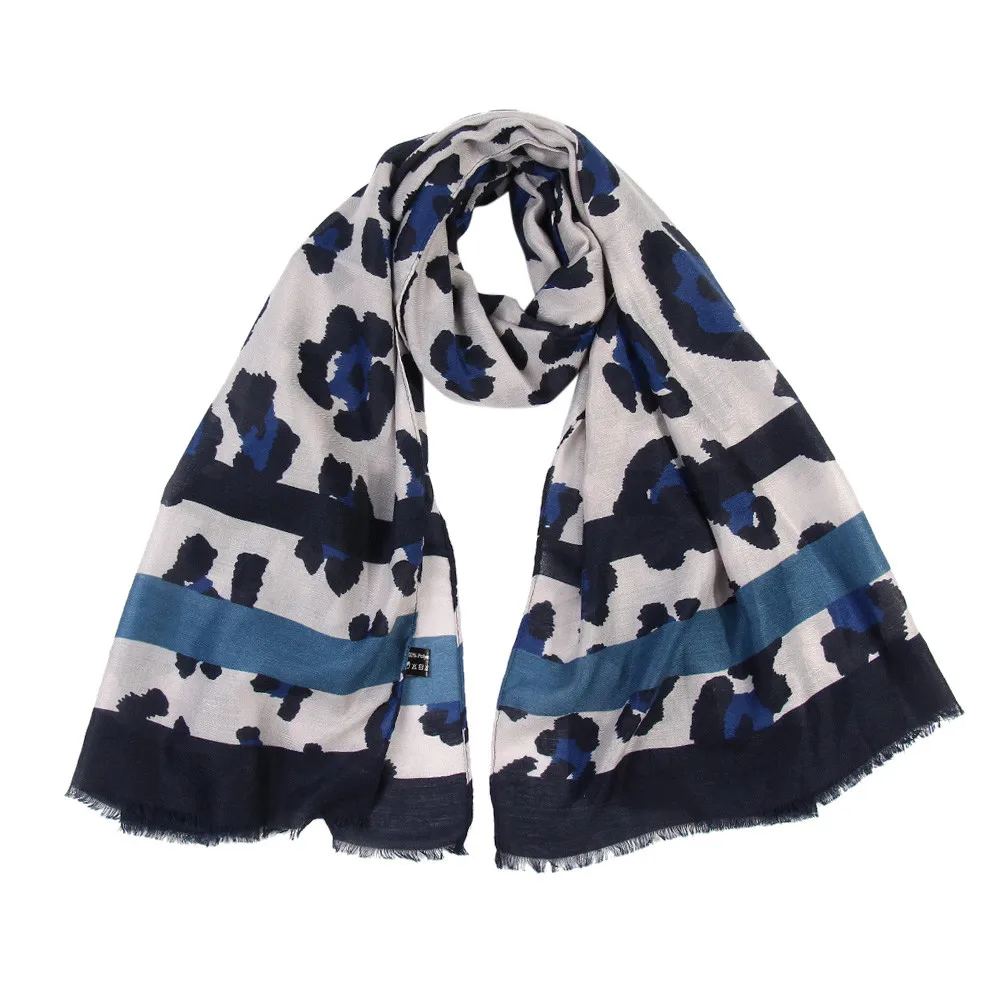 

Autumn Winter Female Women Ladies Leopard Print Scarf Wrap Shawls Headband Soft Shawl Long Scarf 7.22