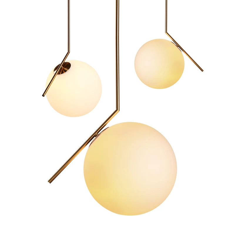 Modern Glass Ball Led Pendant Light Home Light Lamp Ceiling