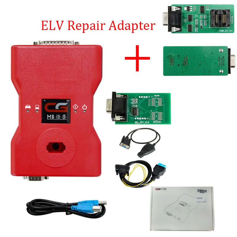 JIUTREE CGDI Prog MB forBenz auto key Программист Поддержка всех ключей прог cgmb с адаптером ELV - Цвет: ELV Repair Adapter
