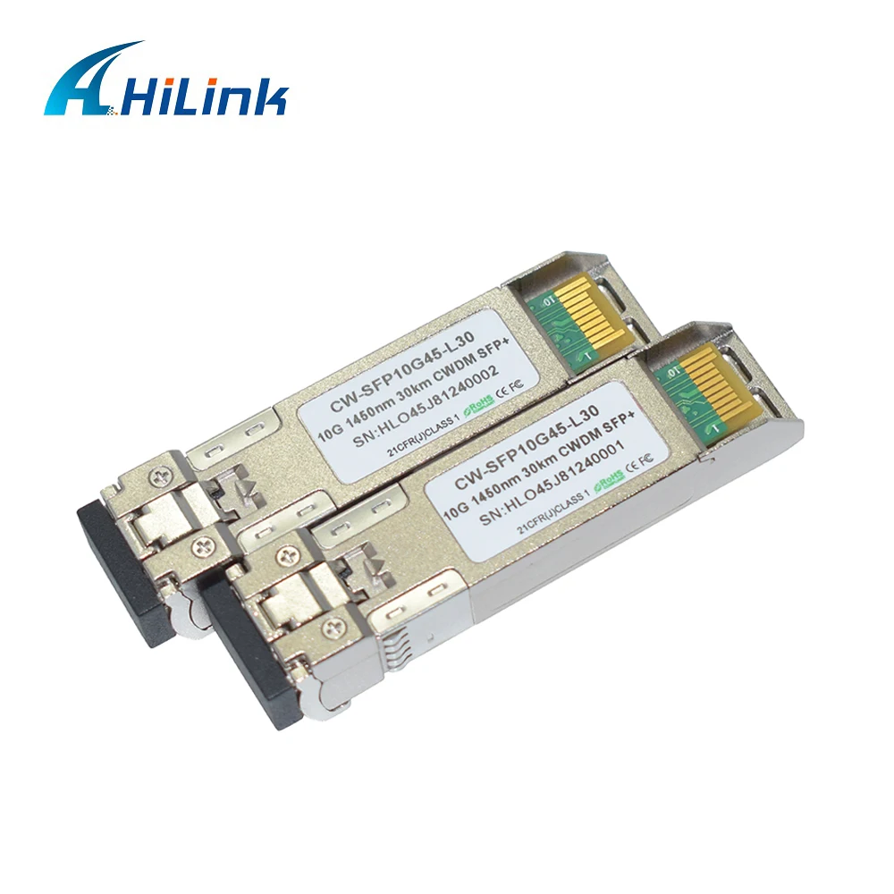 10G CWDM SFP+ модуль 1450 нм DOM 30 км Оптический приемопередатчик