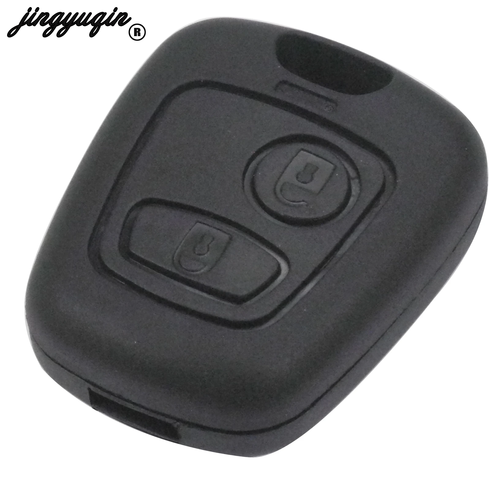 

jingyuqin Remote Key Car Key Blade Fob Case Replacement Shell Cover For Citroen C1 C4 for Peugeot 107 207 307 407 206 306 406