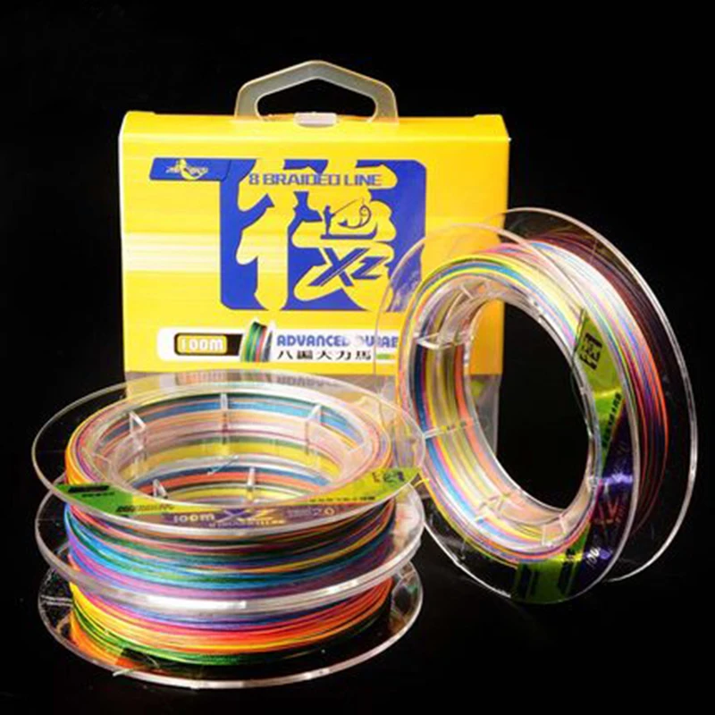 Histolure multicolor 100 متر 8 السواحل pe خط مضفر سلك سوبر قوية السلس 0.4 #-8.0 #1 متر 1 لون الصيد tackl Histolure multicolor 100 متر 8 السواحل pe خط مضفر سلك سوبر قوية السلس 0.4 #-8.0 #1 متر 1 لون الصيد tackl