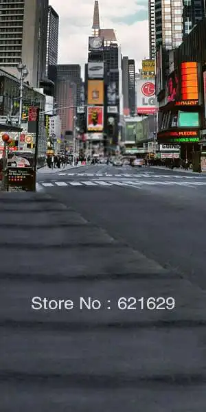 

City street 10'x20' CP Computer-painted Scenic Photography Background Photo Studio Backdrop DT-LP-0183